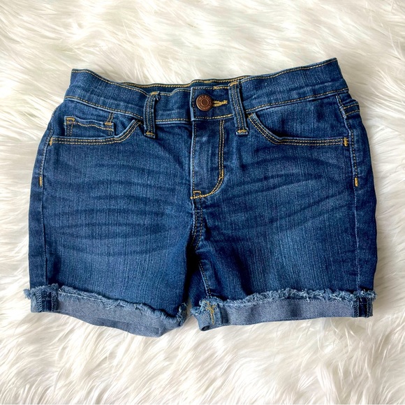 Girls Size 7/8 Old Navy Jean Shorts w Adjustable Waist - Picture 1 of 6